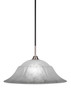 Paramount 1 Light Pendant In Matte Black & Brushed Nickel (3401-MBBN-53815)