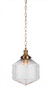 Carina 1 Light Pendant In New Age Brass (99-NAB-4620)