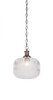 Carina 1 Light Pendant In Brushed Nickel (96-BN-4610)