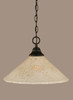 1 Light Pendant In Matte Black (10-MB-702)