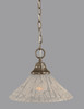 1 Light Pendant In Brushed Nickel (10-BN-709)