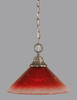 1 Light Pendant In Brushed Nickel (10-BN-706)