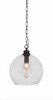 Kimbro 1 Light Pendant In Matte Black (91-MB-4370)