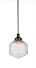 Carina 1 Light Pendant In Matte Black (79-MB-4620)