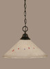 1 Light Pendant In Matte Black (10-MB-711)