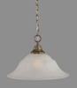 1 Light Pendant In Brushed Nickel (10-BN-53615)