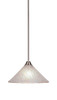 Paramount 1 Light Pendant In Brushed Nickel (3401-BN-701)