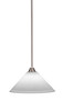 Paramount 1 Light Pendant In Brushed Nickel (3401-BN-316)