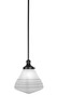 Juno 1 Light Pendant In Matte Black (79-MB-4711)