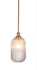 Carina 1 Light Pendant In New Age Brass (74-NAB-4608)