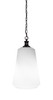 Carina 1 Light Pendant In Matte Black (93-MB-4641)