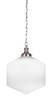 Carina 1 Light Pendant In Brushed Nickel (98-BN-4681)