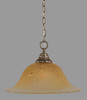 1 Light Pendant In Brushed Nickel (10-BN-740)