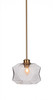 Rocklin 1 Light Pendant In Brushed Nickel (72-NAB-4492)