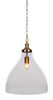 Juno 1 Light Pendant In New Age Brass (97-NAB-4740)