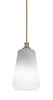 Carina 1 Light Pendant In New Age Brass (73-NAB-4641)