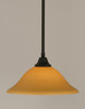 1 Light Pendant In Matte Black (26-MB-622)