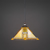 1 Light Pendant In Black Copper (13-BC-986)