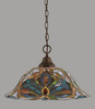 1 Light Pendant In Bronze (10-BRZ-990)