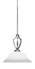 Zilo Pendant Shown In Graphite Finish (562-GP-612)