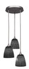Empire 3 Light Cluster Pendalier In Brushed Nickel (2143-BN-4079)