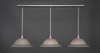 3 Light Linear Pendalier In Brushed Nickel (48-BN-602)