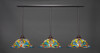 3 Light Linear Pendalier In Dark Granite (48-DG-990)