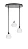 Empire 3 Light Cluster Pendalier In Espresso Finish (2183-ES-4101)