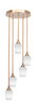 Empire 5 Light Cluster Pendalier In New Age Brass Finish (2145-NAB-211)