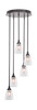 Empire 5 Light Cluster Pendalier In Espresso Finish (2145-ES-461)