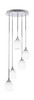 Empire 5 Light Cluster Pendalier In Chrome Finish (2145-CH-4021)