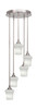 Empire 5 Light Cluster Pendalier In Brushed Nickel Finish (2145-BN-681)