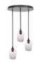 Empire 3 Light Cluster Pendalier In Espresso Finish (2183-ES-4460)