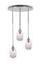 Empire 3 Light Cluster Pendalier In Chrome Finish (2183-CH-4460)