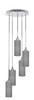 Empire 5 Light Cluster Pendalier In Chrome Finish (2145-CH-4092)
