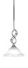 Jazz 1 Light Mini Pendant In Bronze (232-CH-5931)
