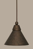 1 Light Mini Pendant In Bronze (22-BRZ-421)