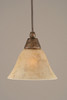 1 Light Mini Pendant In Bronze (22-BRZ-508)
