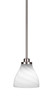 Odyssey 1 Light Mini Pendant In Brushed Nickel (2601-BN-4761)