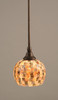 1 Light Mini Pendant In Bronze (23-BRZ-407)