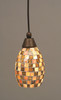 1 Light Mini Pendant In Bronze (22-BRZ-408)