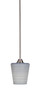 Paramount 1 Light Mini Pendant In Brushed Nickel (3401-BN-4032)