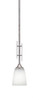 Uptowne 1 Light Mini Pendant In Aged Silver (320-AS-460)