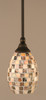 1 Light Mini Pendant In Dark Granite (23-DG-408)