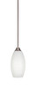 Paramount 1 Light Mini Pendant In Brushed Nickel (3401-BN-4041)