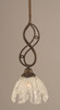 Jazz 1 Light Mini Pendant In Bronze (232-BRZ-759)