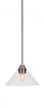 Paramount 1 Light Mini Pendant In Brushed Nickel (3401-BN-304)