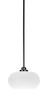 Odyssey 1 Light Mini Pendant In Matte Black (2601-MB-214)