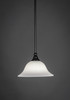 1 Light Mini Pendant In Matte Black (23-MB-613)