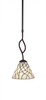 Revo 1 Light Mini Pendant In Dark Granite (240-DG-9115)